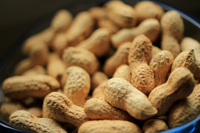 Peanuts in the shells
