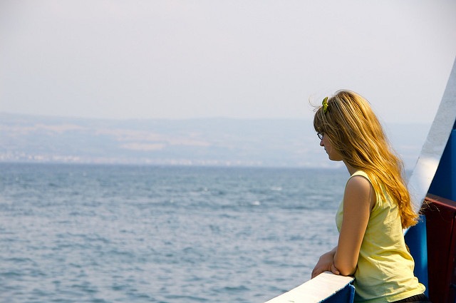 A packed cooler with food ready for travel.