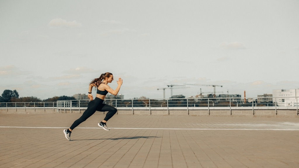 woman running exercise