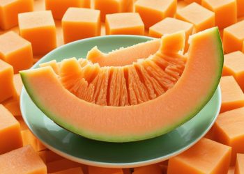 How to Cut a Cantaloupe in Cubes|How to cut a cantaloupe in cubes|cantaloupe wedges