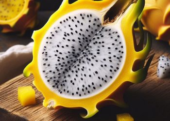 How to Cut a Yellow Dragon Fruit|How to cut a dragon fruit yellow