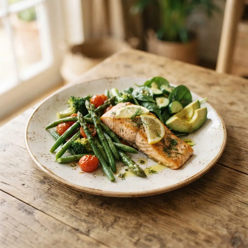 An individual demonstrates sharp mental focus and clarity, a common benefit of reducing dietary carbohydrates.