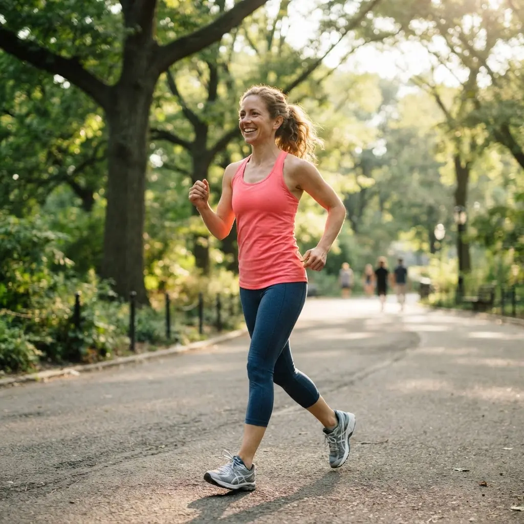 A person maintains steady energy throughout the day without experiencing fatigue crashes.