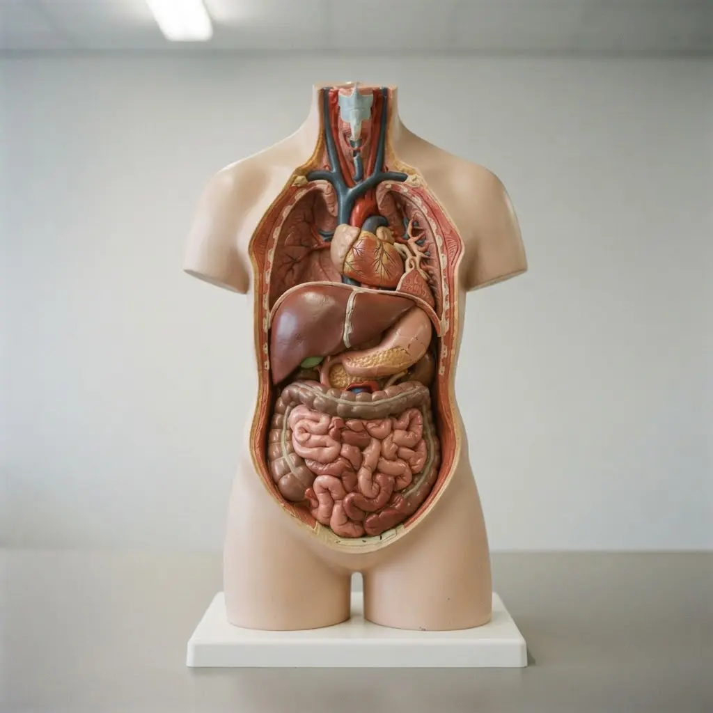 A diagram highlighting the liver and kidneys, the body's natural detoxification systems.