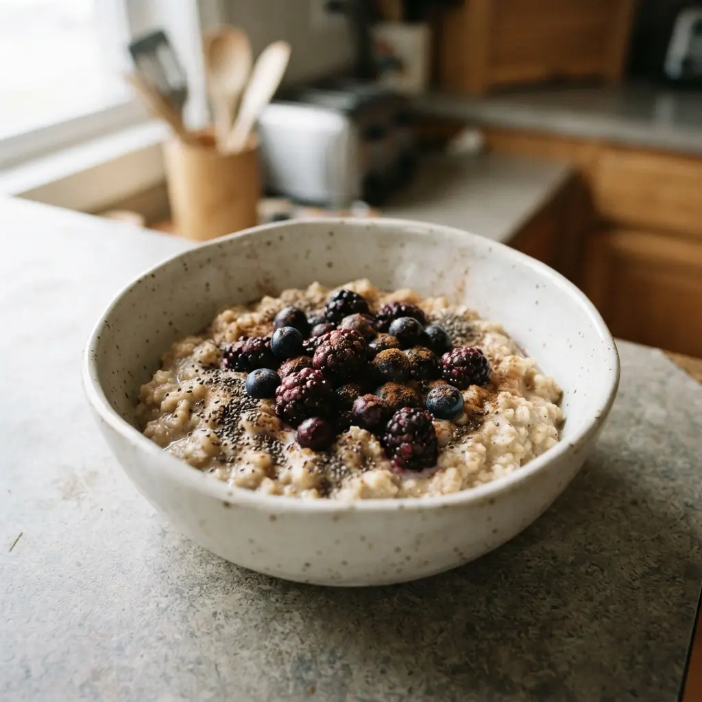 A high-fiber breakfast that helps manage appetite and supports gut health.