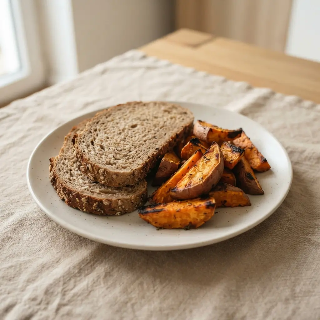 A comparison of complex and refined carbohydrate choices for metabolic support.