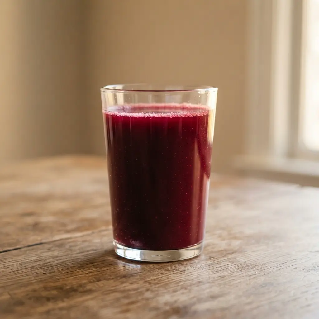 Earthy beet and apple glow elixir, a nutrient-packed spring juices recipe.