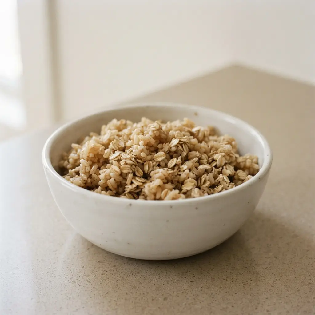A variety of healthy whole-food carbohydrate choices for a balanced vegan diet.