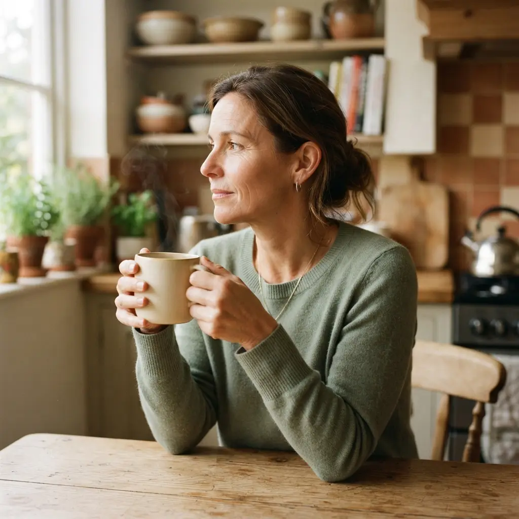 A woman experiencing the natural metabolic changes that can occur during menopause.
