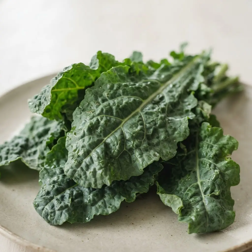 Leafy greens in close-up.