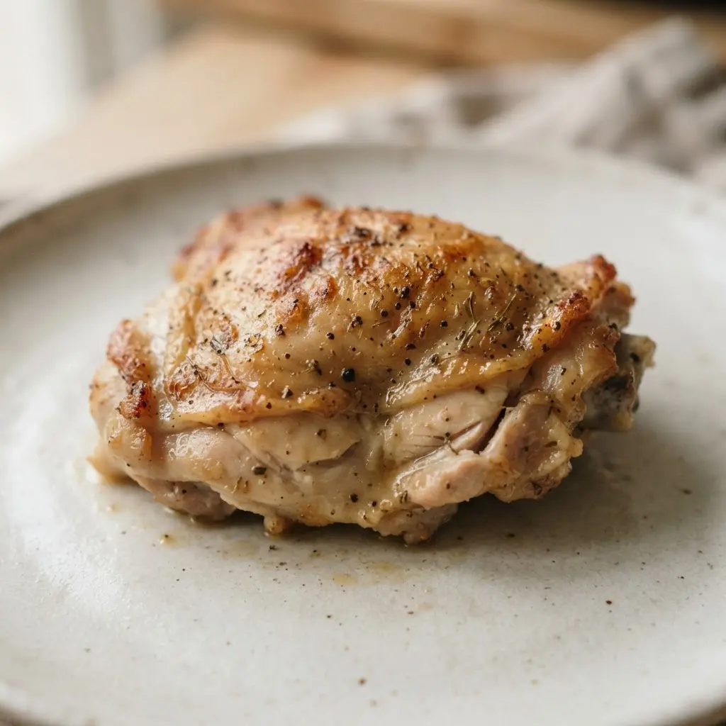 Chicken in close-up.