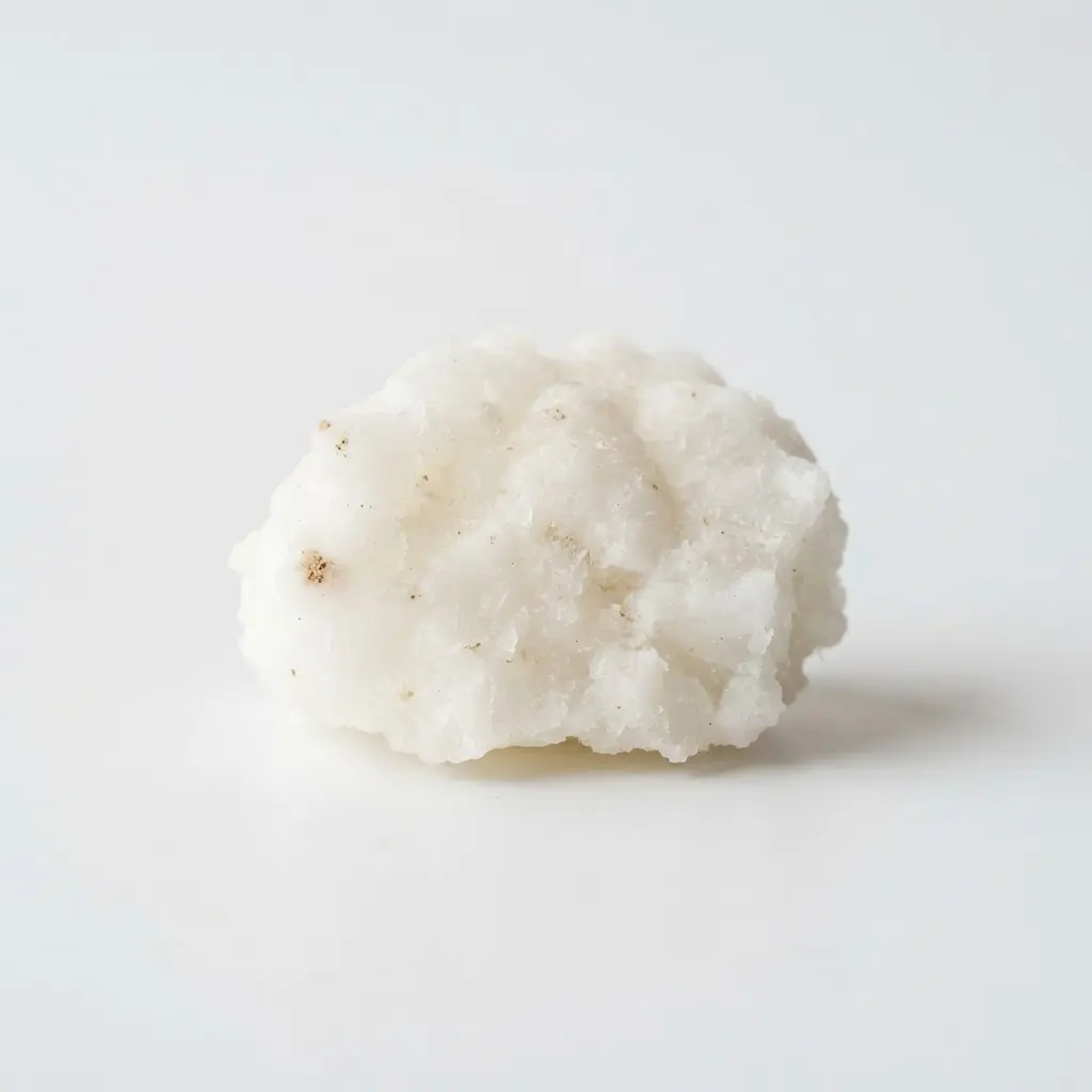 Coconut oil on a clean white background.