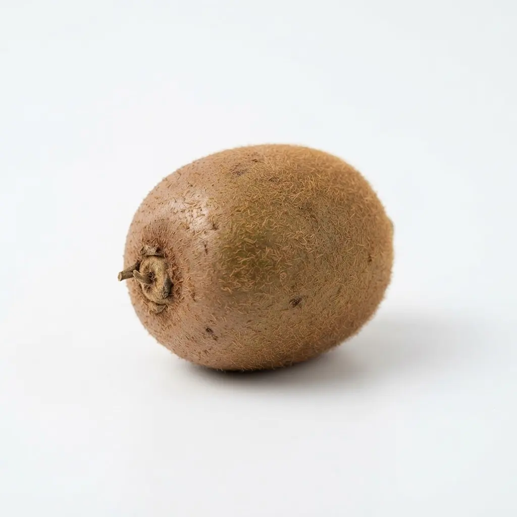 Kiwifruit on a clean white background.