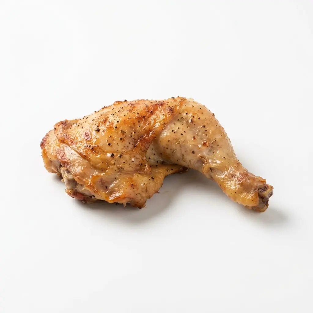 Chicken on a clean white background.