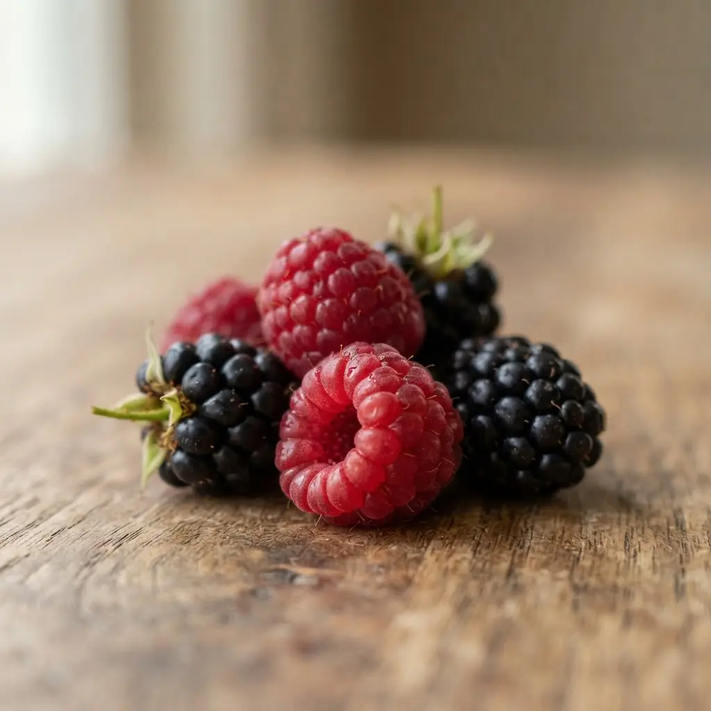 Berries in close-up.