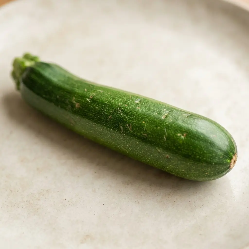 Zucchini in close-up.