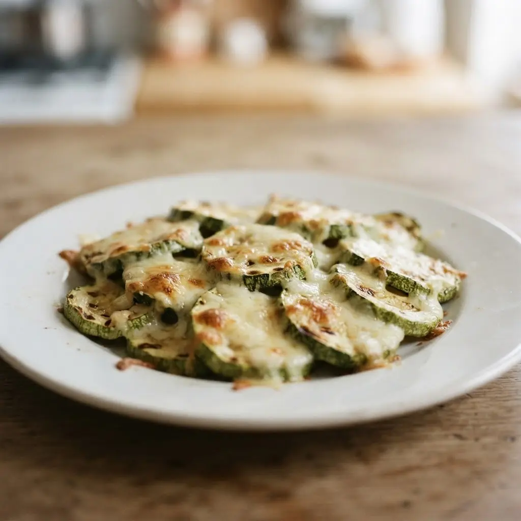 A platter of grilled zucchini and peppers receives lemon juice, parsley, and crumbled cheese for summer vegetable grilling.