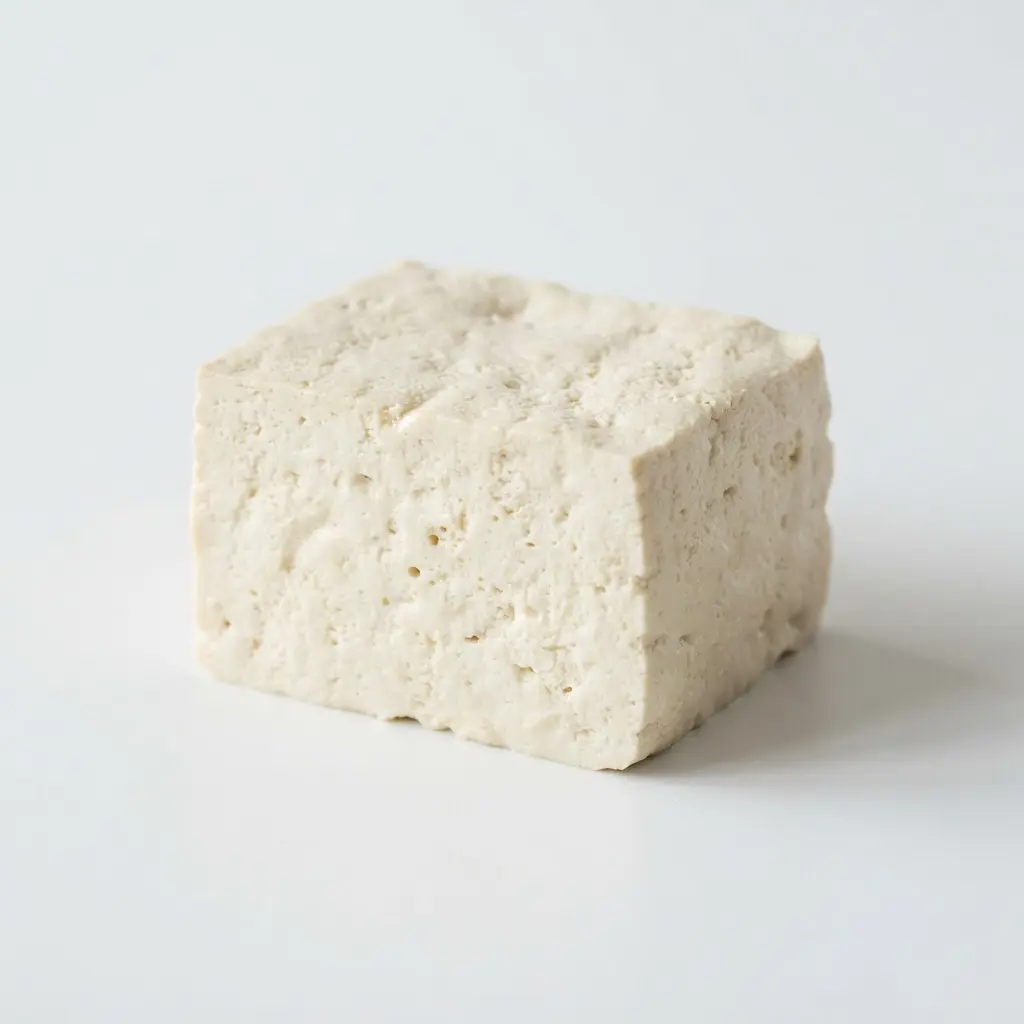 Tofu on a clean white background.