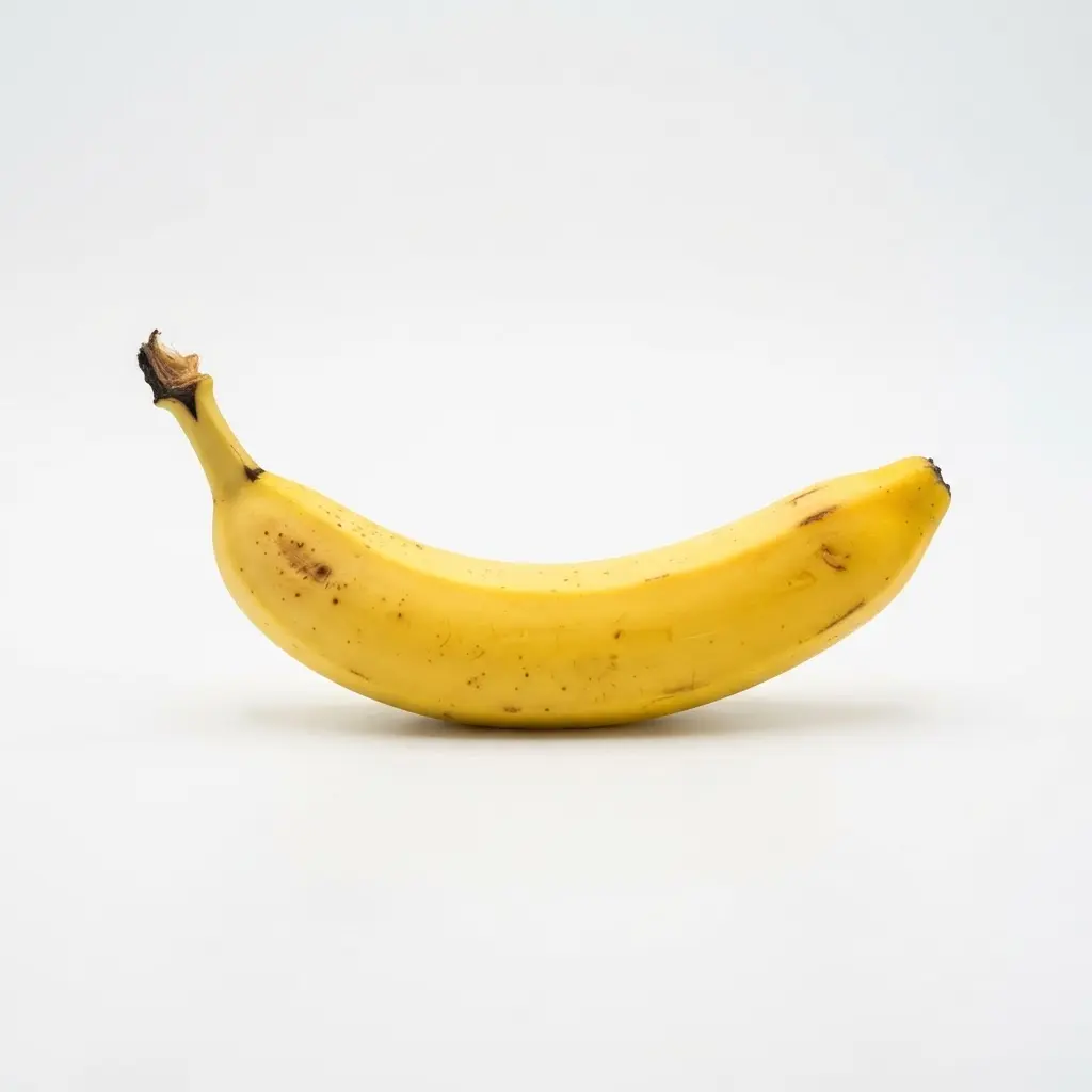 Banana on a clean white background.